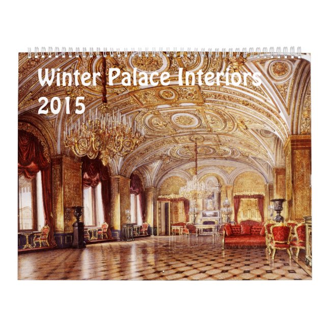Interior do Palácio de inverno de 2015 Calendário (Capa)