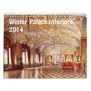 Interiores do calendário do palácio 2014 do