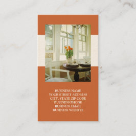 Interiores ou Cartões de visitas de preparo