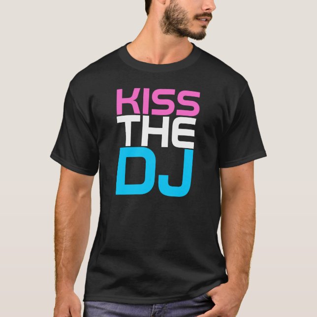 InterKnit Couture - BEIJA A T-shirt do DJ (Frente)