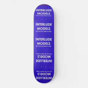 INTERLUDE MODELS  Prancha de Skate 21 cm