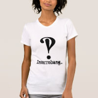 Interrobang… T-shirt para mulheres