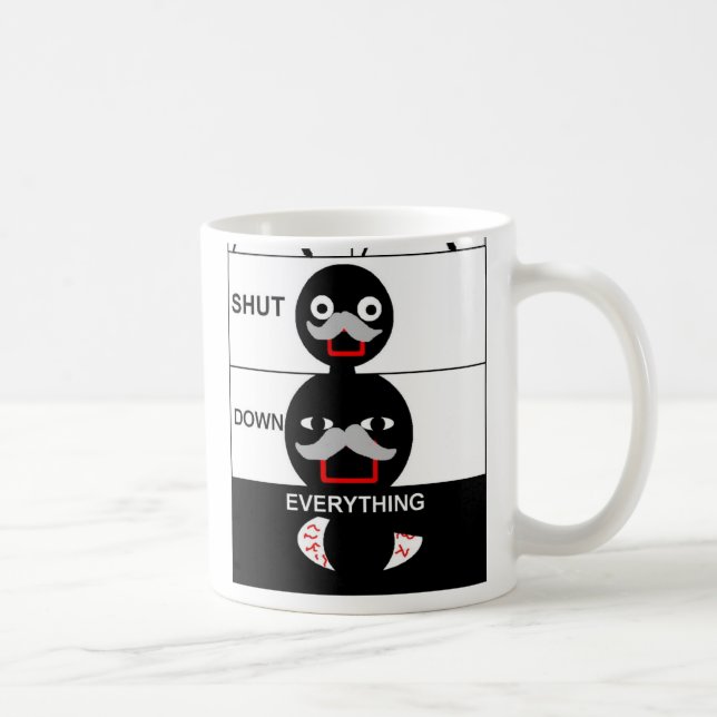 Interrompido tudo caneca de café (Direita)