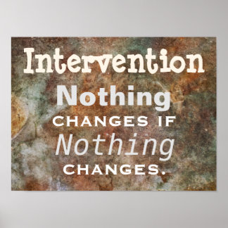 Intervenção: Pensamento para o Dia Poster