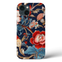 Intrair o belo Design de Flor no iPhone 13 Case
