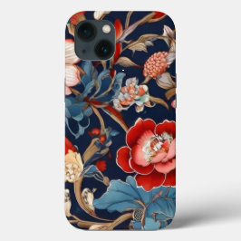 Intrair o belo Design de Flor no iPhone 13 Case