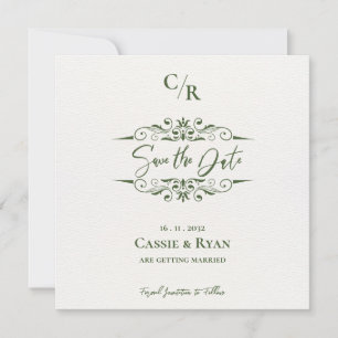 Intrate Design Monograma Weding Date (Salvar data)