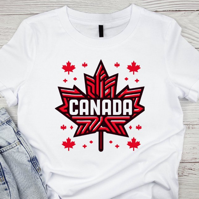 Intrate Maple Leaf Canada T-Shirt (Criador carregado)