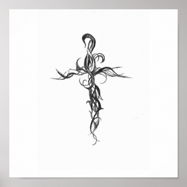 Intricate Cross Impressão (Frente)