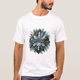 Intricate Frozen Evergreen T-Shirt