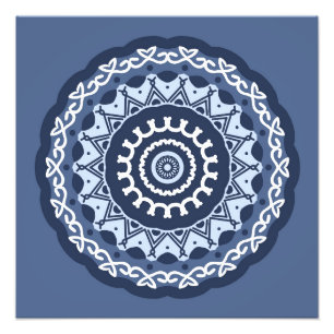 Intricate Mandala Design Foto Alargamento