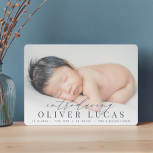 Introdução geral   Anúncio de nascimento de foto