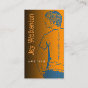 Introduza o modelo de cartão de negócios 3 da foto