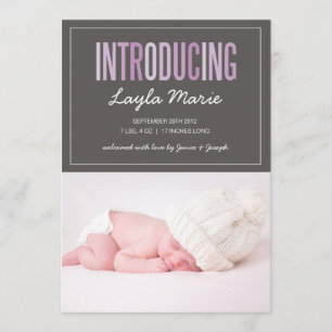 INTRODUZINDO O ANÚNCIO DO NASCIMENTO DE %PIPE%