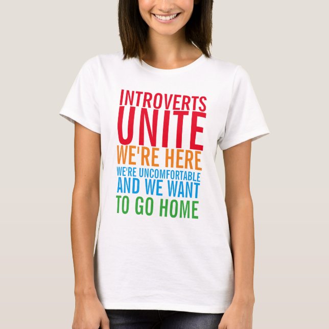INTROVERTS UNITE T-Shirt (Frente)