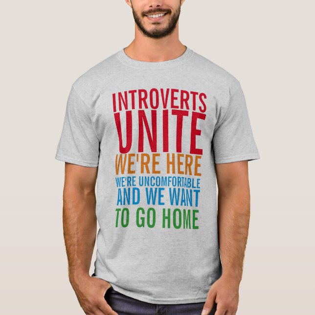 INTROVERTS UNITE T-Shirt (Frente)