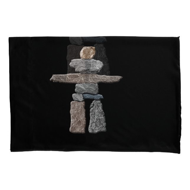 Inukshuk Inuit Stones Native American T-Shirt (Frente)