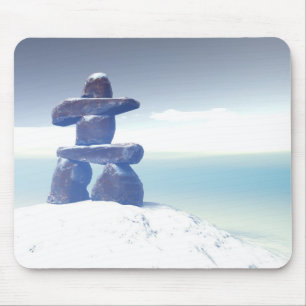 Inukshuk Mousepad do inverno