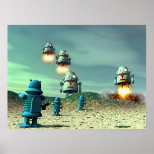 Invasão do robô de cima do poster V2