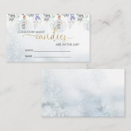 Inverno adivinha quantos cartões