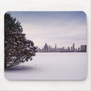 inverno bonito Chicago - mousepads