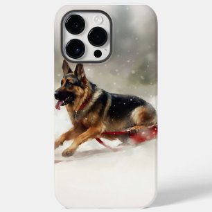 Inverno de german shepherd Natal