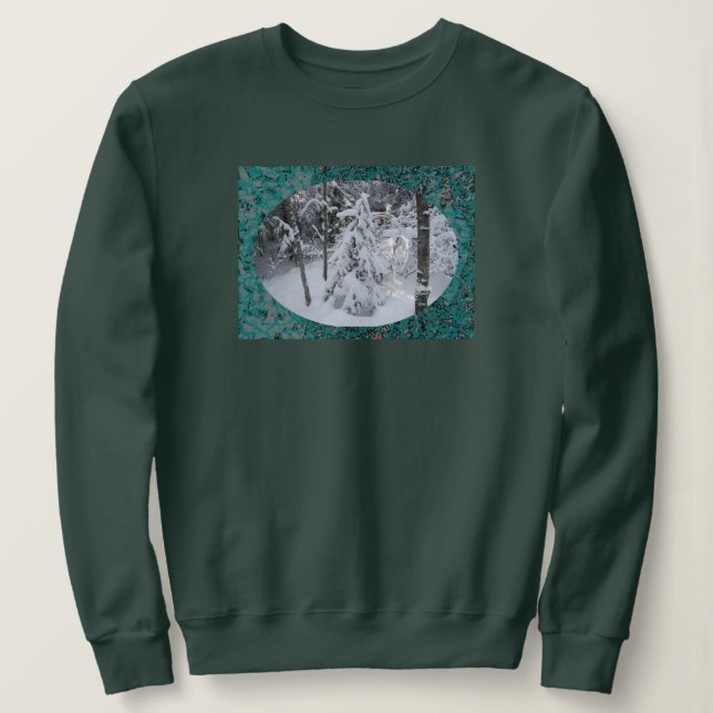 Inverno de neve na camiseta MN (Frente do Design)