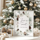 Inverno elegante O amor é doce, dá uma Poster<br><div class="desc">Inverno elegante O amor é doce,  dar uma Poster. Itens correspondentes disponíveis.</div>