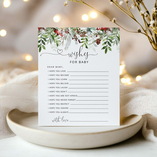 Inverno Evergreen deseja bebê (Criador carregado)