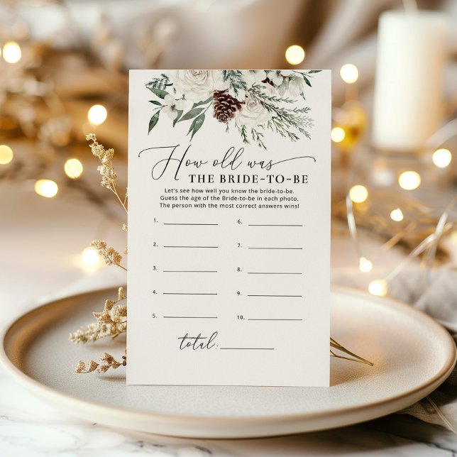 Inverno Evergreen Quantos anos tinha a noiva para  (Criador carregado)