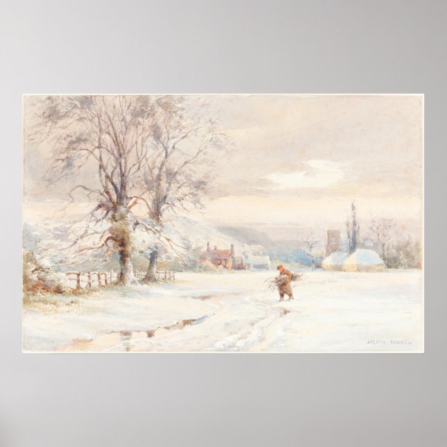 Inverno - Joseph Rubens Powell Fine Art Poster (Frente)