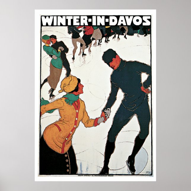 Inverno na Poster de Davos (Frente)