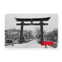 Inverno na Poster do Japão