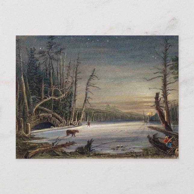 INVERNO NO CARTÃO DE NATAL DO CATSKILLS (Frente)