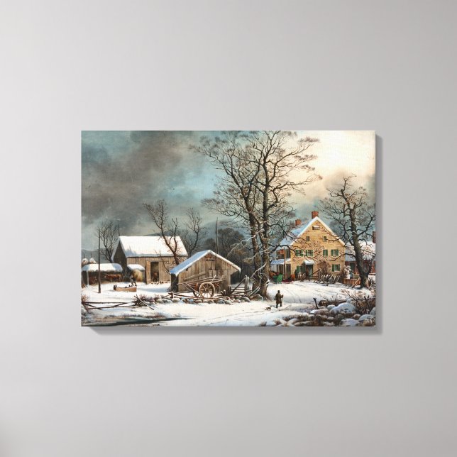 Inverno no País, canvas da manhã fria (Frente)