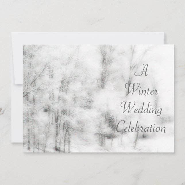 Inverno Salvar a Data Convite (Frente)