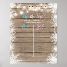 Inverno Sexo Reveal Poster Conselho