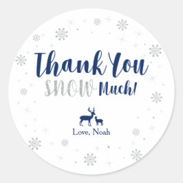 Inverno subterrâneo, Obrigada adesivo de neve