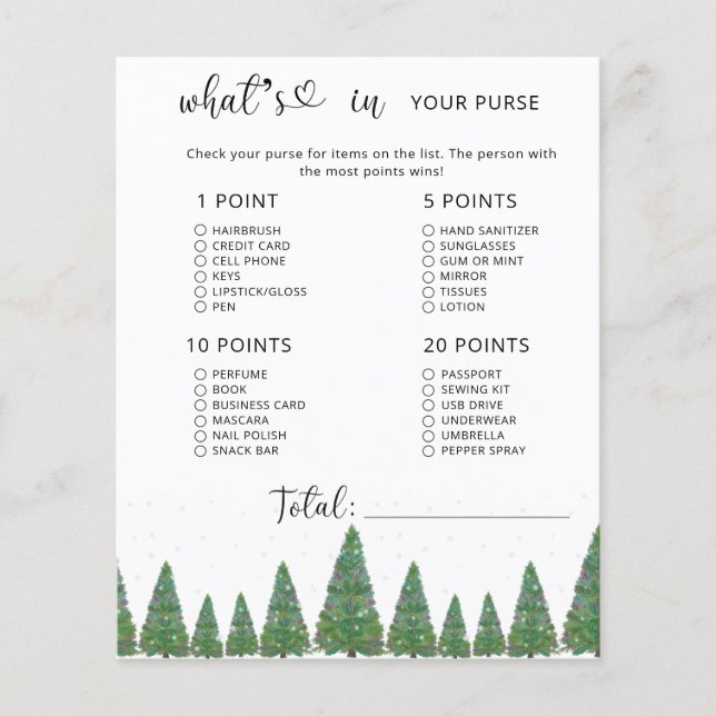 Inverno verde o que no seu chá de fraldas (Frente)