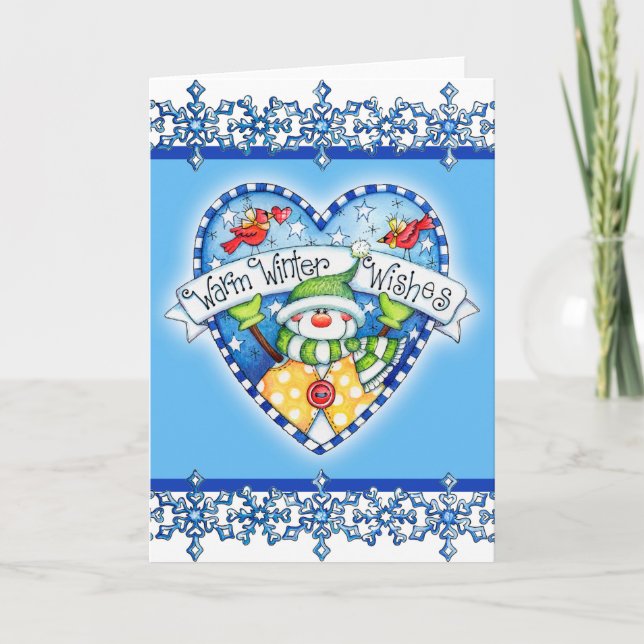 Invernos quentes - Cartão Saudável (Frente)