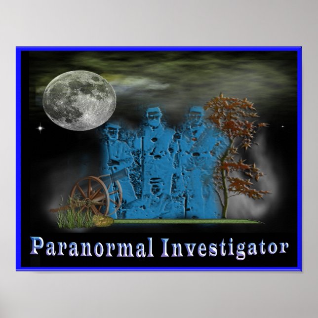 investigador paranormal poster (Frente)