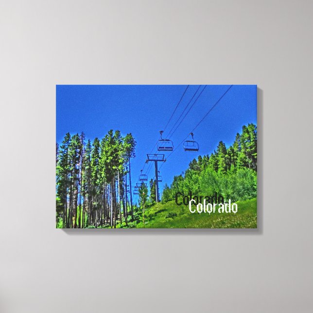 Invólucro da canvas de esqui do Colorado (Frente)