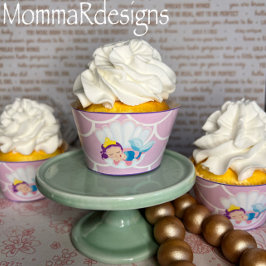 Invólucro de cupcake de sereia, invólucro de cupca