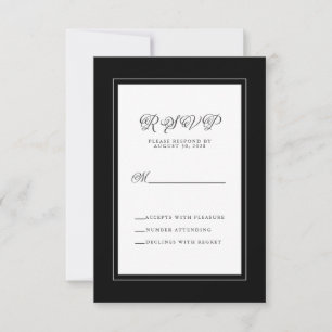 Invólucro de Resposta de Casamento Legal Branco N