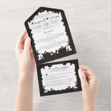 Invólucro do casamento marrom-escuro vitoriano