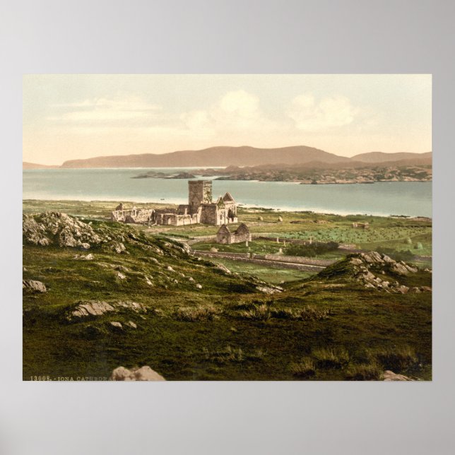 Iona Abbey, Argyll e Bute, Impressão da Escócia (Frente)