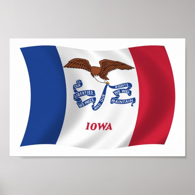 Iowa Flag Impressão (Frente)