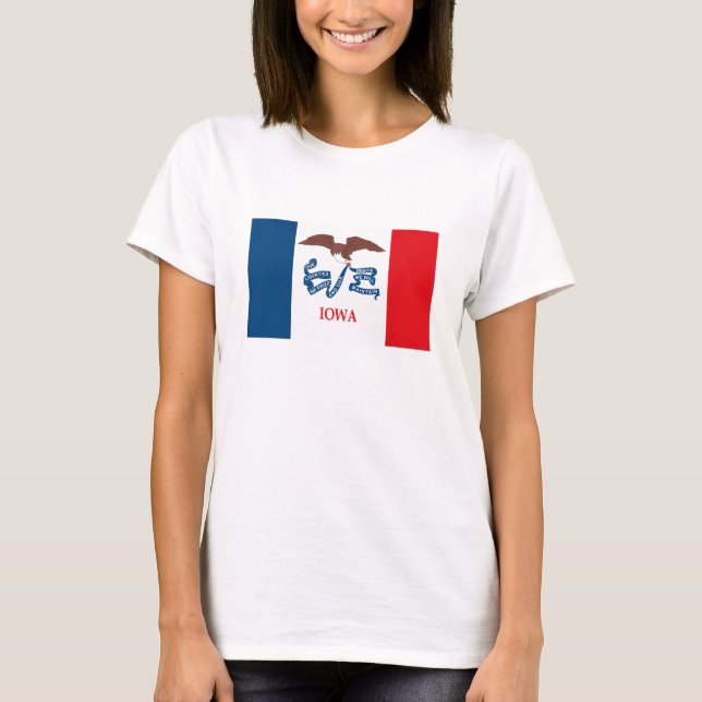 Iowa Flag T-shirt (Frente)