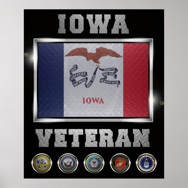 Iowa Veteran poster (Frente)