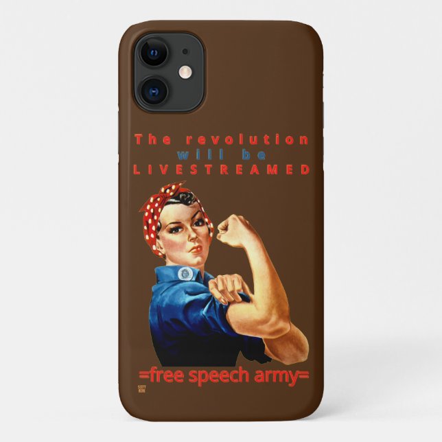 iPhone 11 capa de telefone "A REVOLUÇÃO..." (Verso)